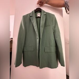 Zara green blazer